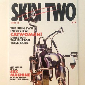 SKIN TWO #12 Magazine Latex RUBBER 1992 Catwoman Tim Burton Sex Machine Olivia